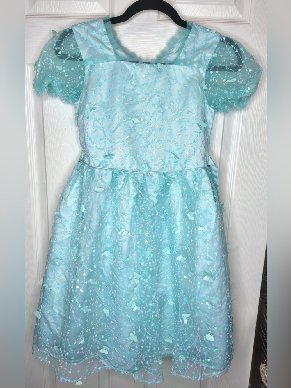 Kensie Girl Butterfly Puff Sleeve Special Occasion Dress 14